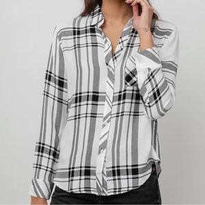 Rails Hunter Shirt in Bone Black